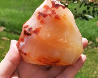 Carnelian Flame | Carnelian Crystal | Crystal Carnelian Flame | Carnelian | Crystal Home Decor