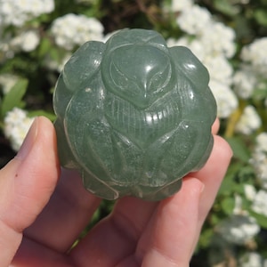 Nine Tail Fox Ball, Green Aventurine 9 Tail Fox Crystal