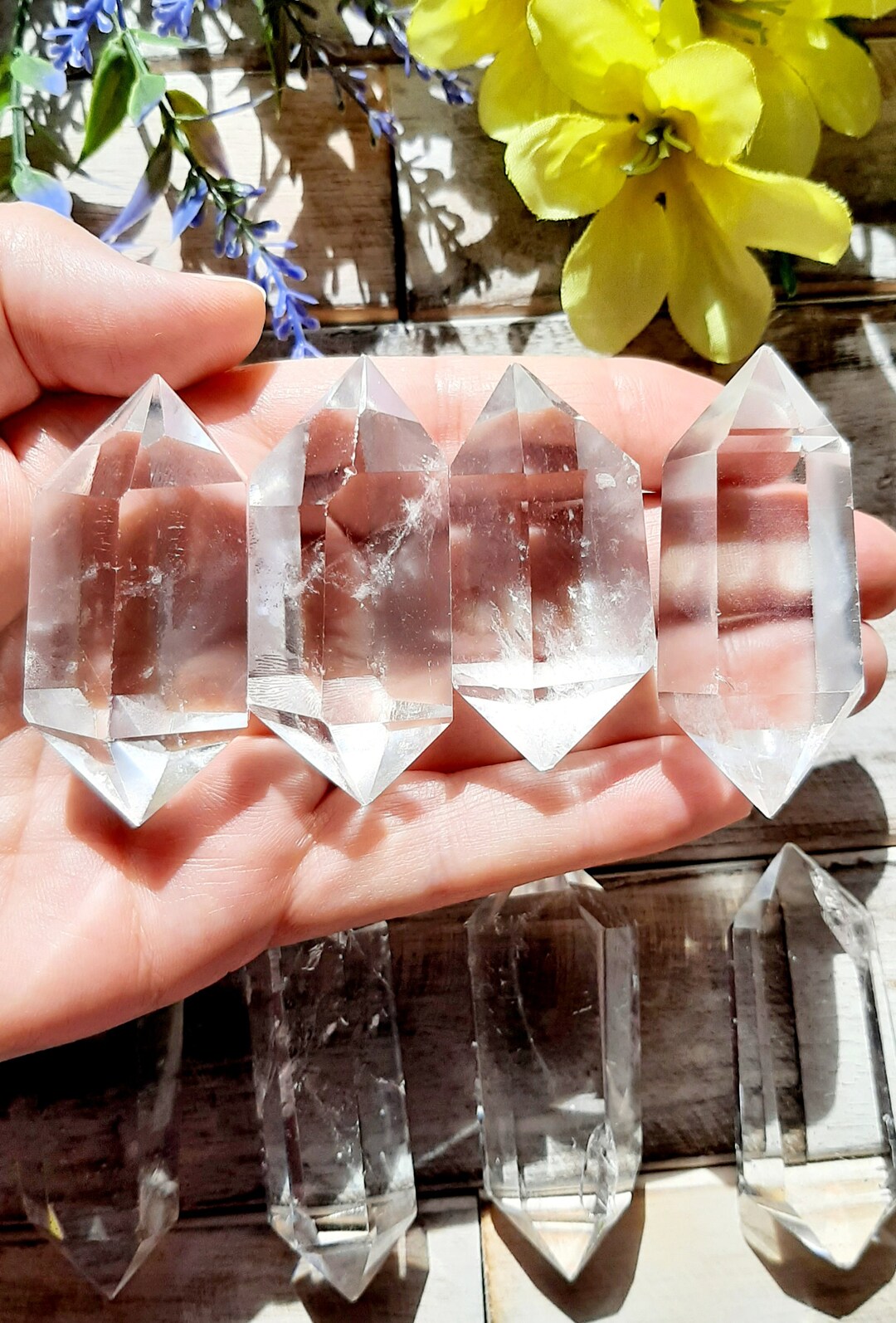 Clear Quartz Dt Clear Quartz Crystal Point Clear Quartz Crystal Double