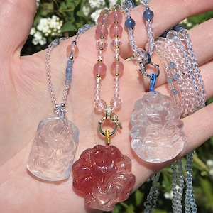 Gorgeous Nine Tail Fox Crystal Necklaces