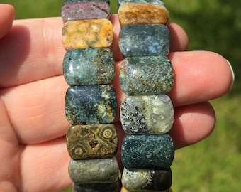 Ocean Jasper Bracelet. Ocean Jasper Soft Bangle