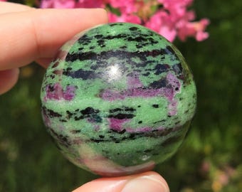 Ruby Zoisite Sphere, Ruby Zoisite Crystal