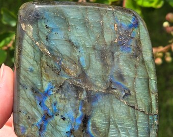 Labradorite Freeform, Flashy Labradorite Crystal