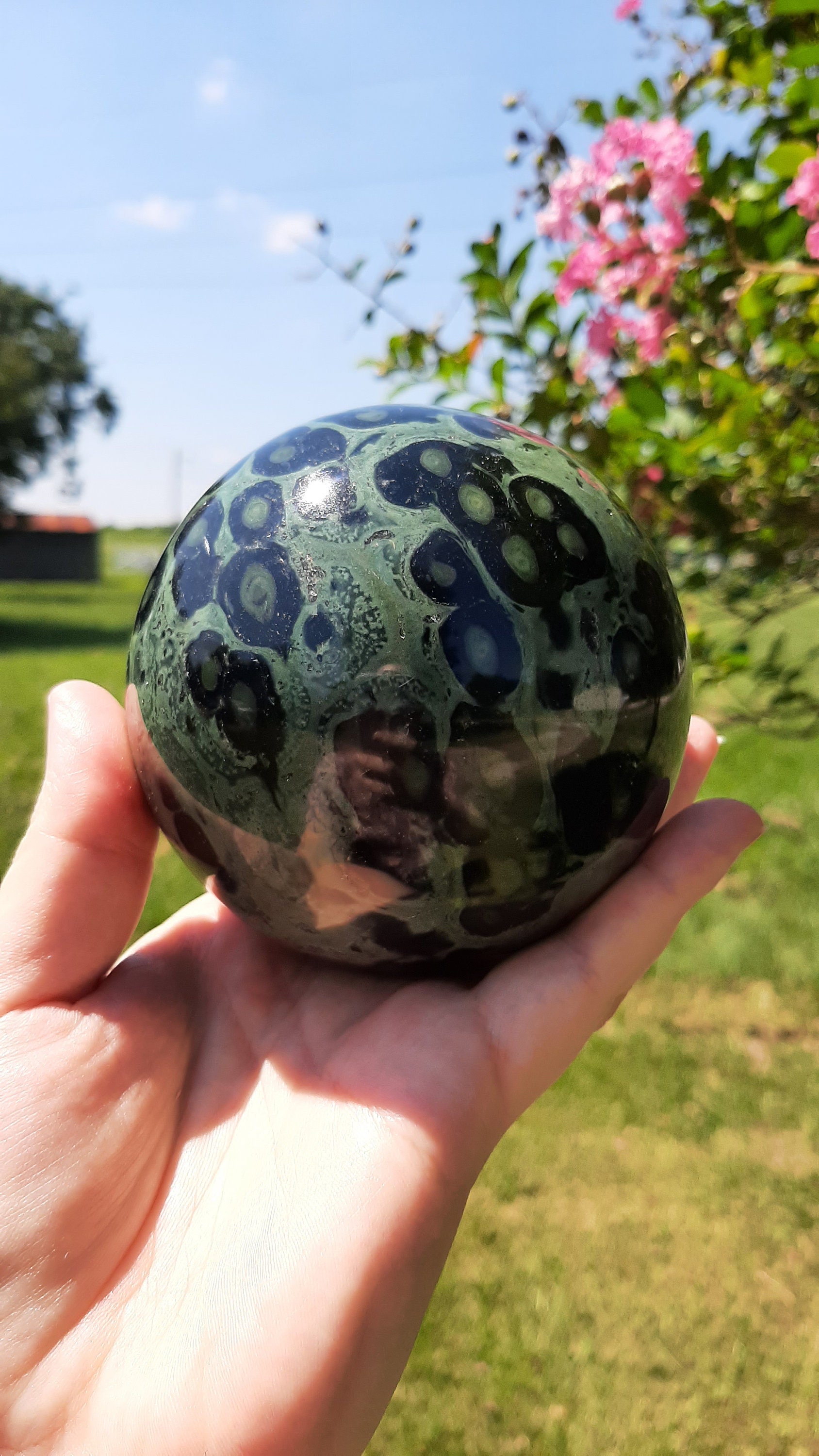 Kambaba Jasper Sphere, Kambaba Jasper Crystal