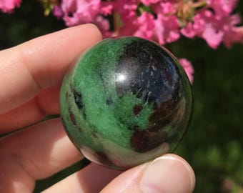 Ruby Zoisite Sphere, Ruby Zoisite Crystal