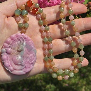 Yanyuan Agate Nine Tail Fox Necklace