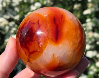 Carnelian Sphere - High Grade (1.31lbs) - Etsy