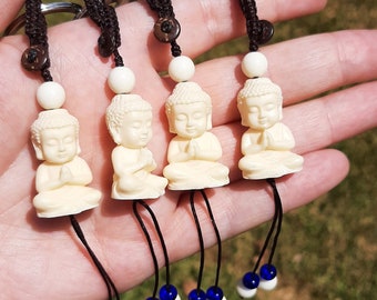 Buddha Keychain | Tagua Nut Buddha Keychain