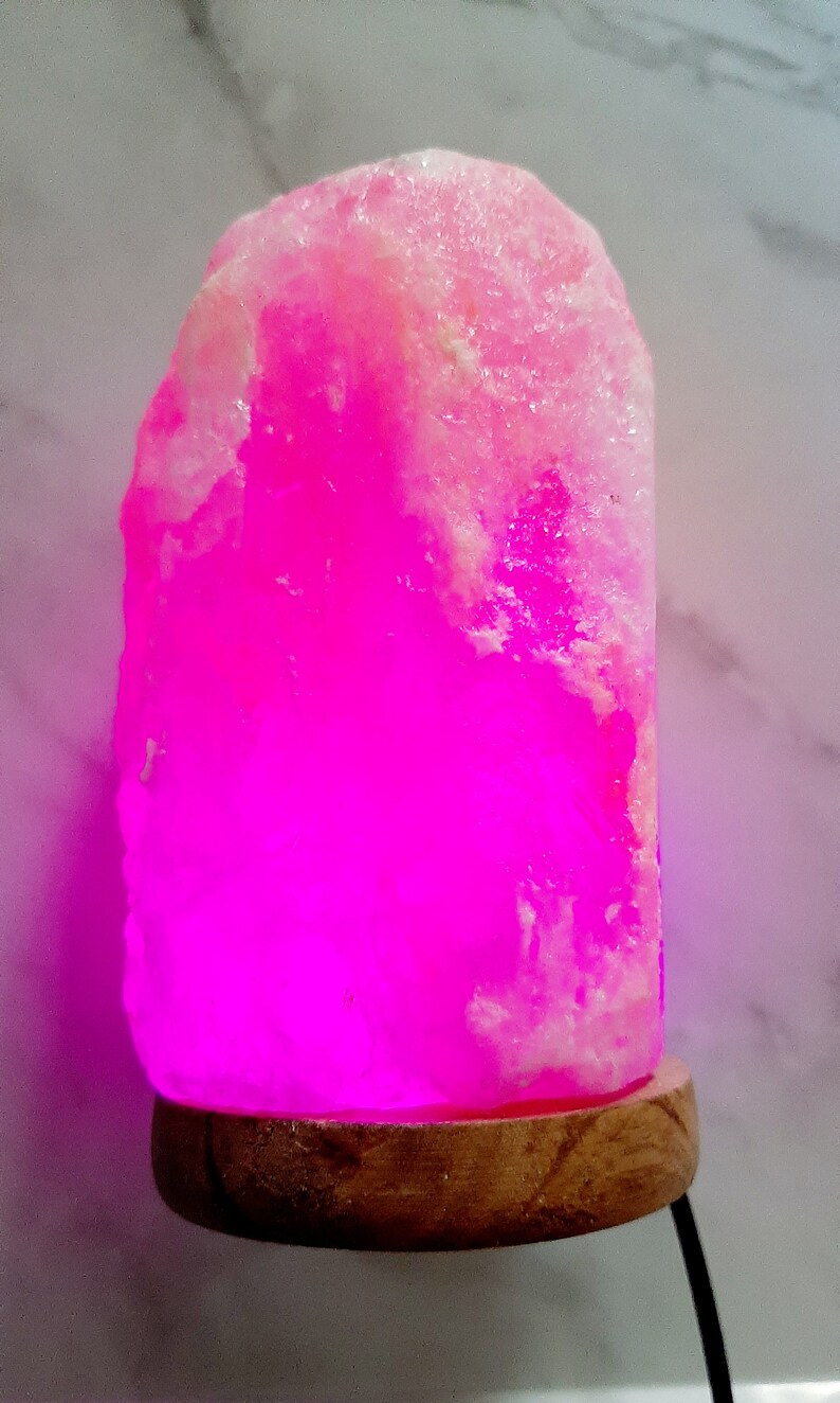 Himalayan Salt Lamp Color Changing Salt Lamp 8 Color Led Etsy