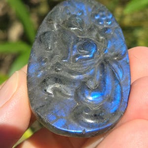 Nine Tail Fox Crystal, Labradorite Nine Tail Fox