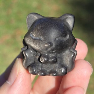 Nine Tail Fox Crystal, Obsidian Nine Tail Fox