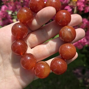 Carnelian Bracelet, Carnelian Crystal Bracelet