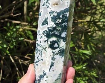 Moss Agate Tower, Moss Agate Crystal