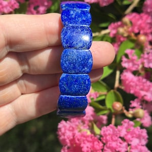 Lapis Lazuli Baracelet, Lapis Lazuli Soft Bangle