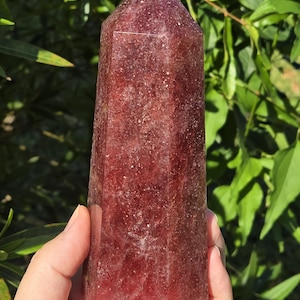 Strawberry Quartz Tower, Strawberry Quartz Crystal