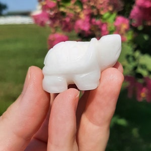 White Jade Turtle Crystal