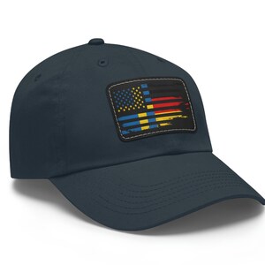 Swedish German American Flag Hat, USA Germany Sweden Hat, Flag of Germany Baseball Cap, Swedish Heritage Hat, Proud Swedish German Hat