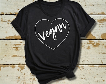 Camisa vegana del corazón
