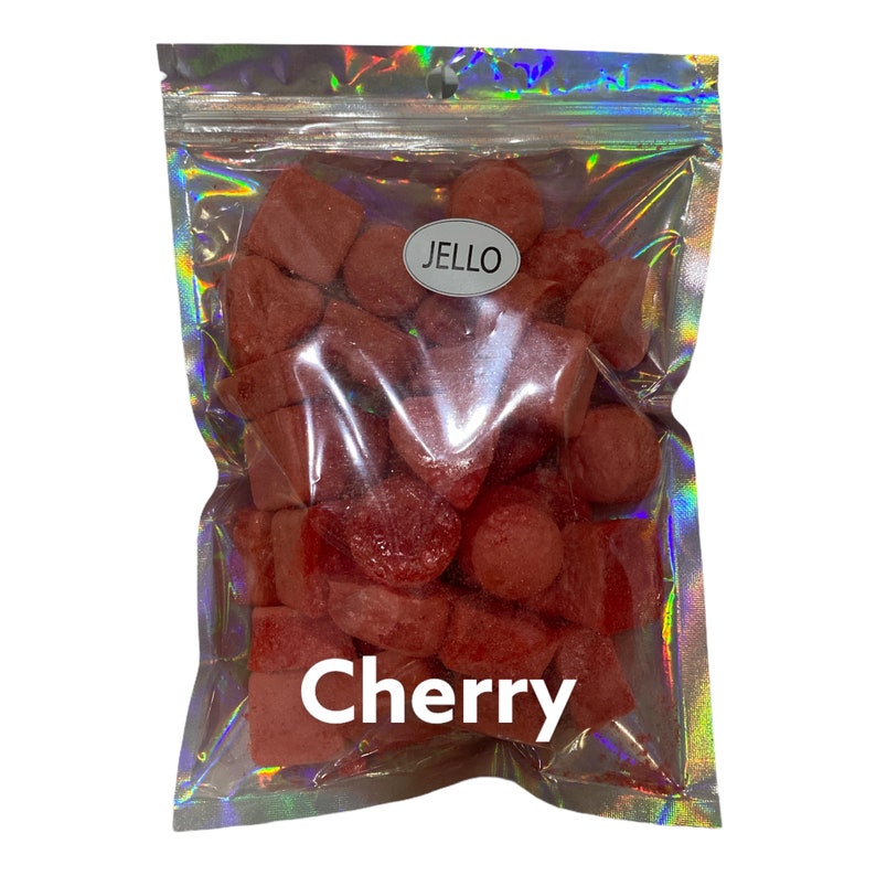Freeze Dried JELLO BITES CHERRY Best Selling Item Snacks Etsy