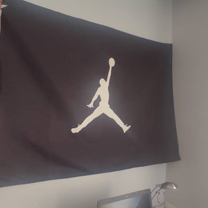 Michael Jordan Tapestry, NBA Fan Home Decor, Air Jordan Series Shoes ...