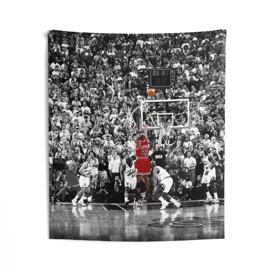 Jordan Tapestry NBA the Legend Wall Decor 23 Michael Etsy