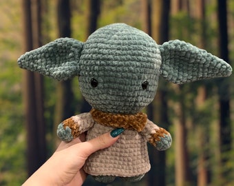 Amigurumi Crochet Plushie Baby Alien