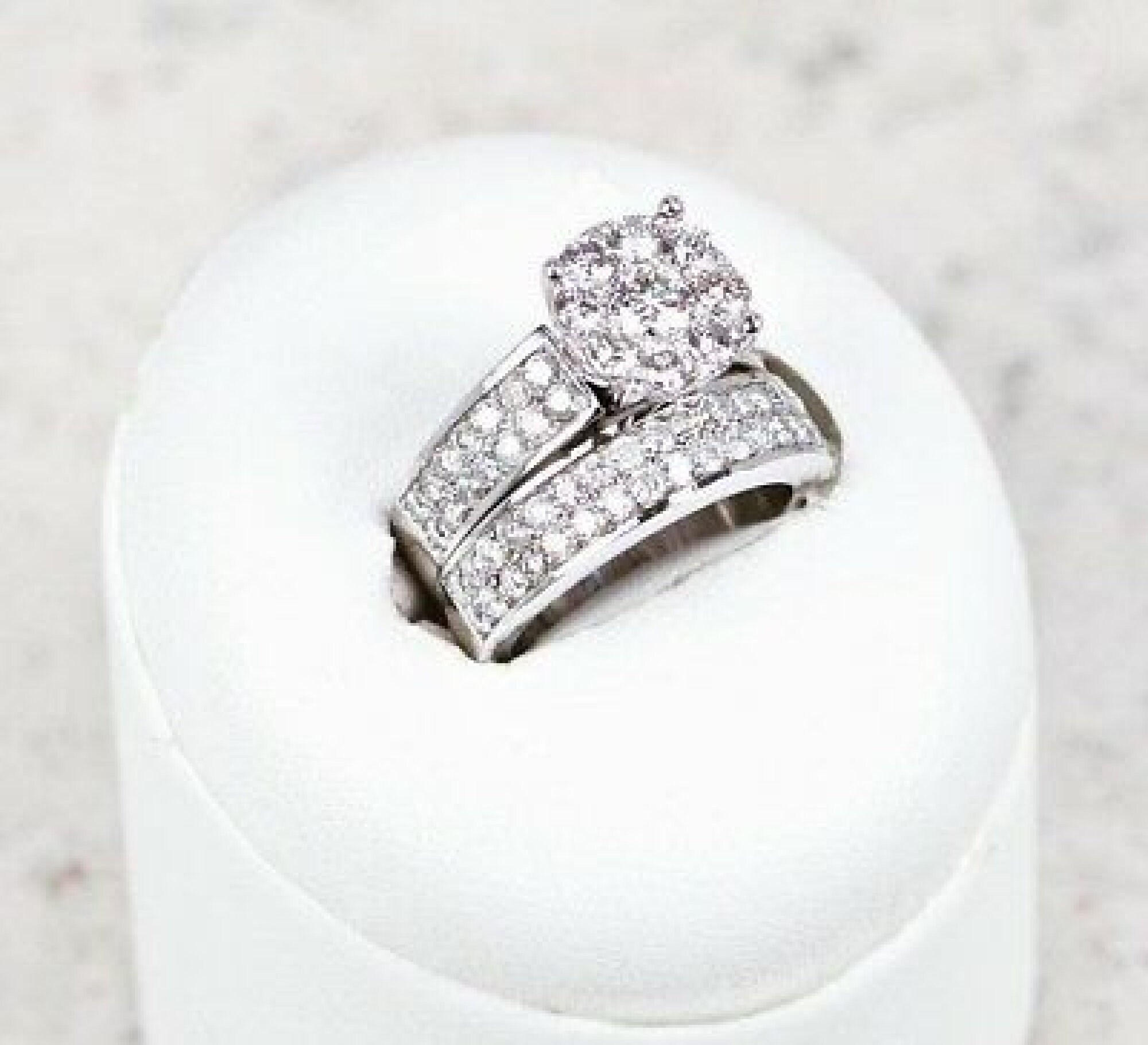 Fashion Round Cut  2.55ct Black Sapphire 925 Silver Wedding Ring Size 6-10 