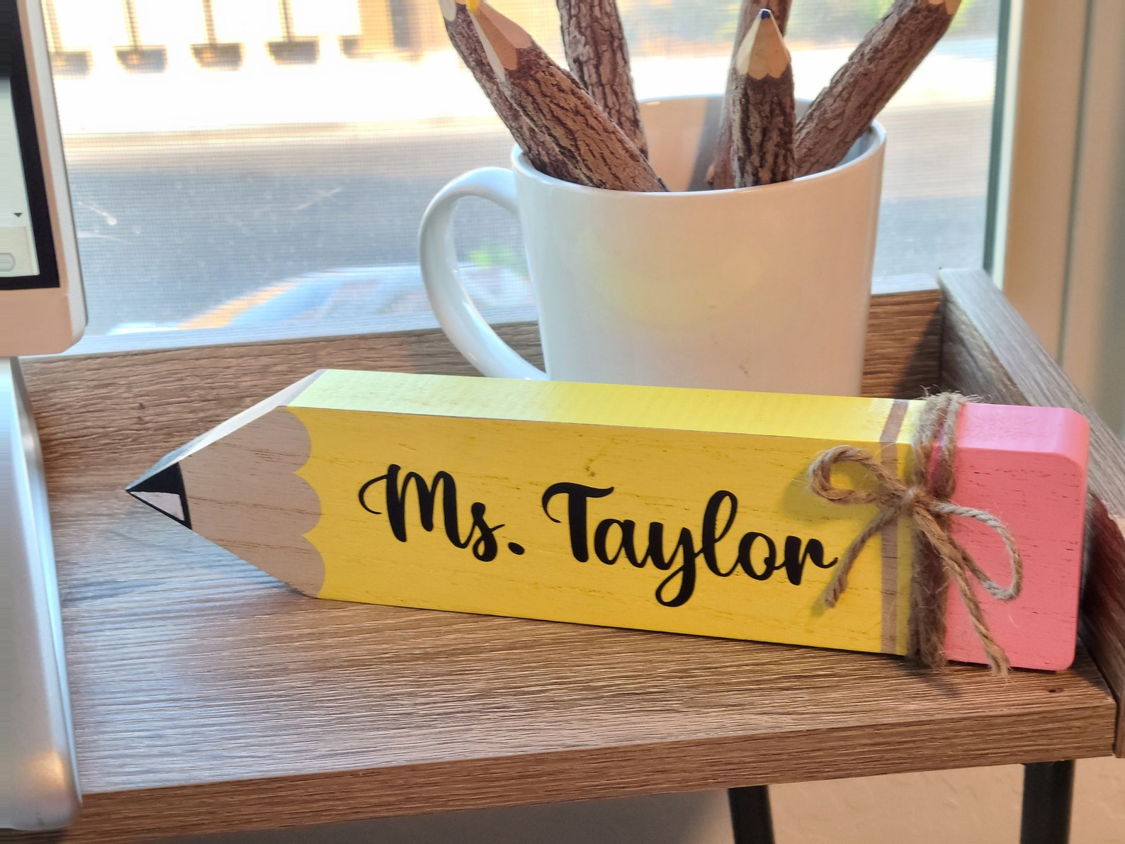 Custom Teacher Desk Name Sign Teacher Desk Decor Teacher Gift Etsy