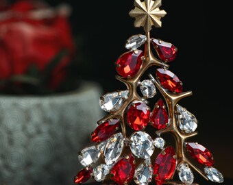 Albero Di Natale Pieghevole Con Paillettes E Luci A Batteria - Decorazione Festiva Per Casa, Ufficio, 5 Piedi