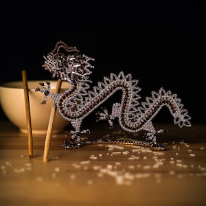 Unique Chinese dragon in a special purple edition.