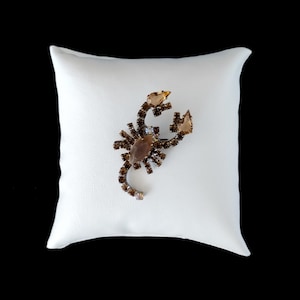 Scorpion Brooch – Bold and Mysterious (Topaz)