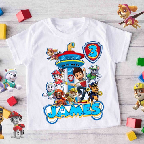 franela de paw patrol