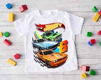 Camiseta Hotwheels Para Niño 