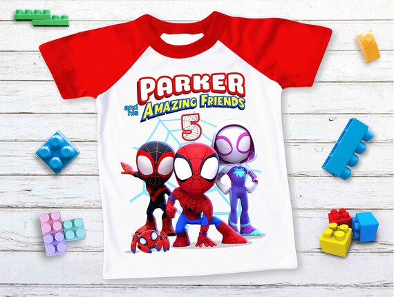 Spiderman Birthday Shirt Spidey and His 