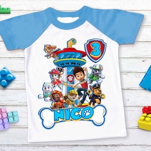 franela de paw patrol