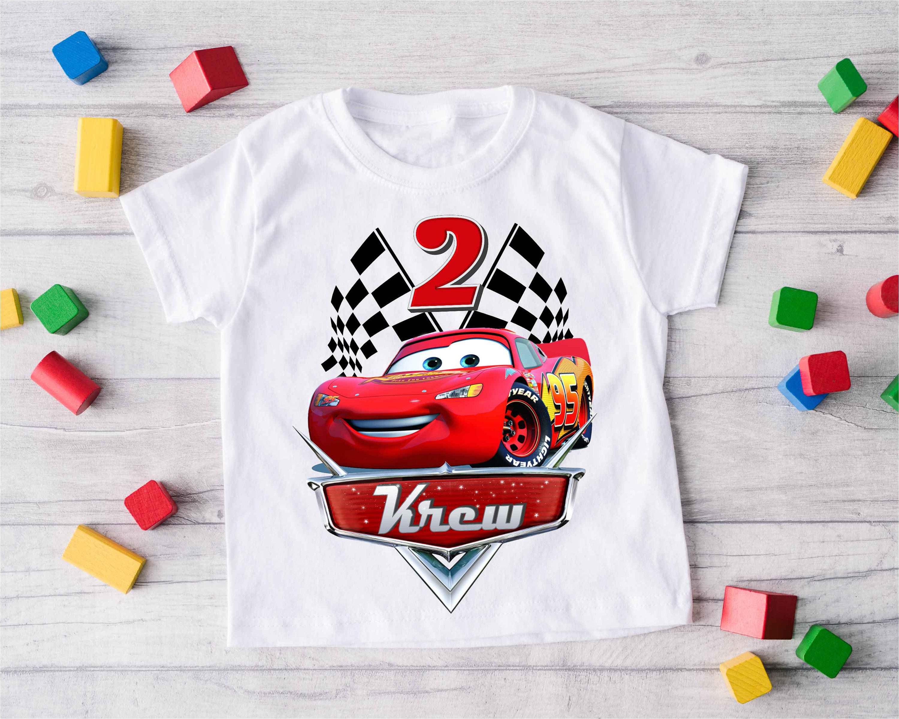 Cars Inspired Birthday Shirt Cars 