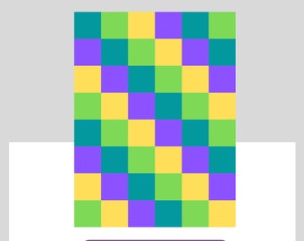 Simple Beginners Baby Quilt Pattern for Fat Quarters