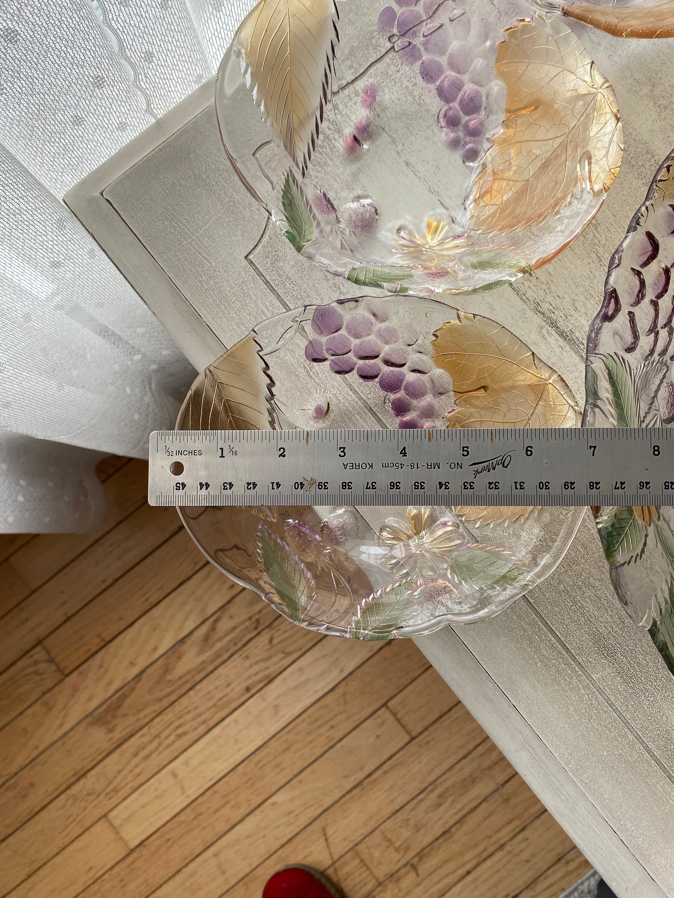 Vintage Mikasa Crystal Serving Bowl With 8 Side Bowls Mikasa Etsy