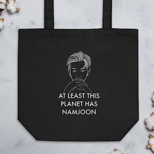 Namjoon Planet Tote Bag: BTS RM Inspired Kpop ARMY Gift