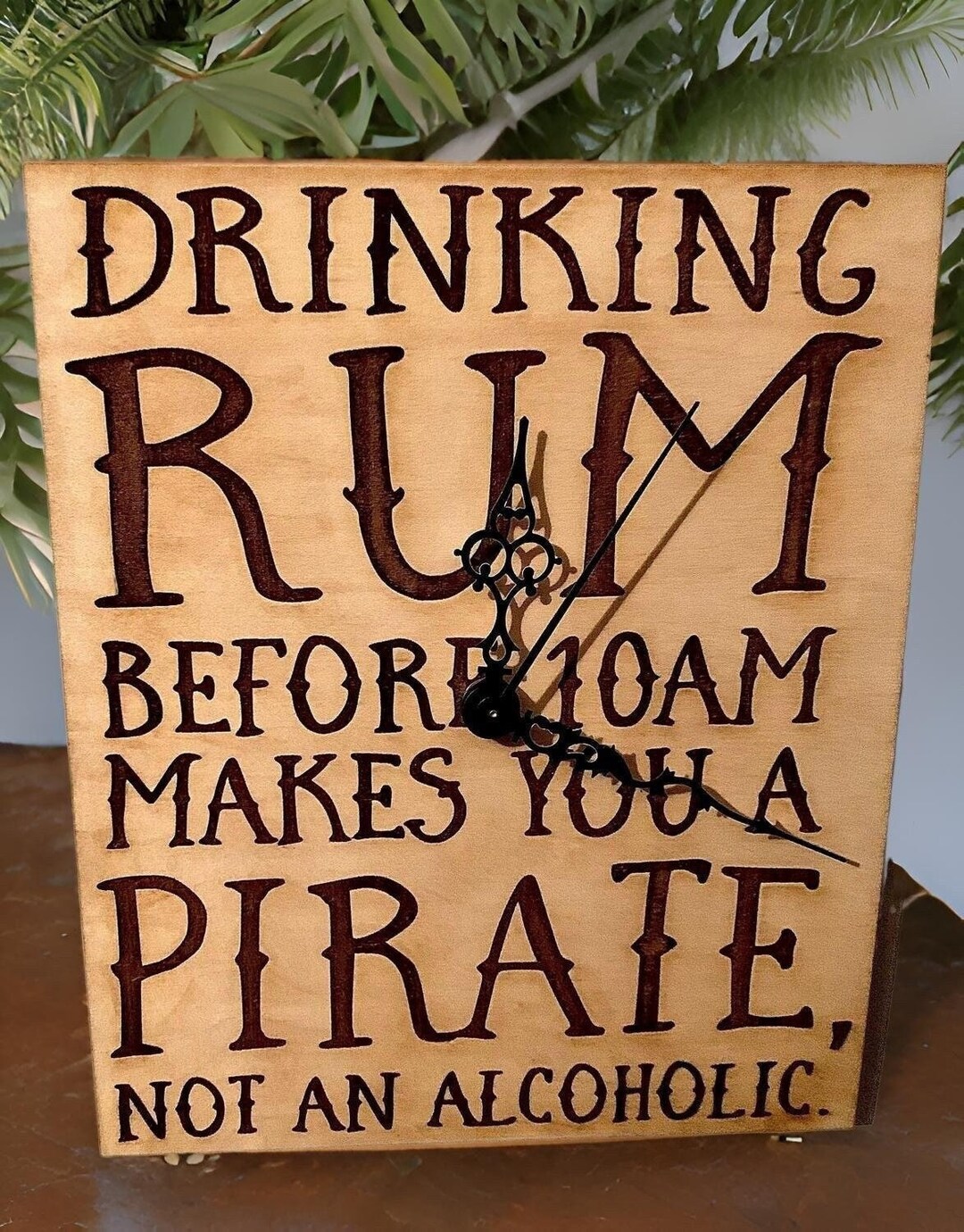 Drinking Rum Before 10AM Makes You a Pirate, Not an Alcoholic Clock