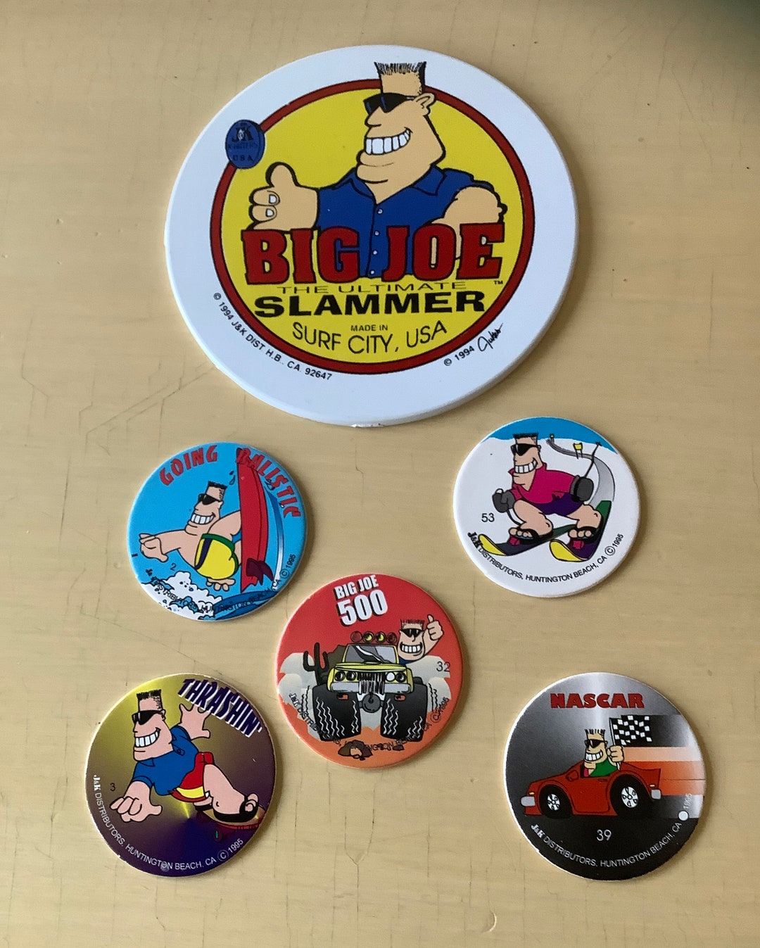 Vintage NEW 1994 Big Joe the Ultimate POG SLAMMER Surf City Etsy