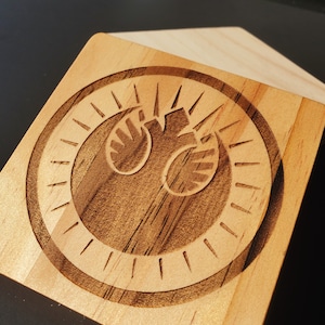Star Wars | Custom Engraved Coasters | Handmade | Birthday gift for him | Epic gift ideas | birthday gift | housewarming gift