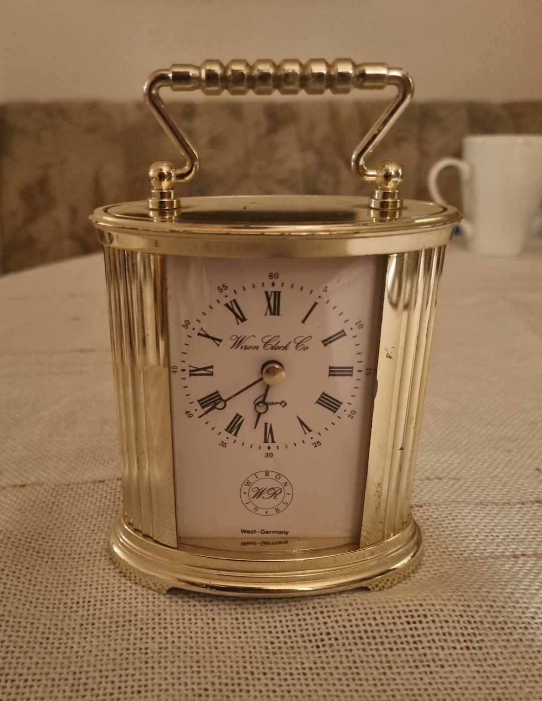 Vintage German Table Clock Wiron Clock Co Etsy