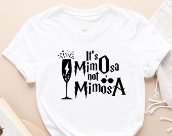 It's MimOsa Not MimosA Shirt, Wizard Shirt, Best Friends T-Shirt, Unisex Bookish Shirt, Book Reading Magic Shirt, Gift For Reader, Book Tee