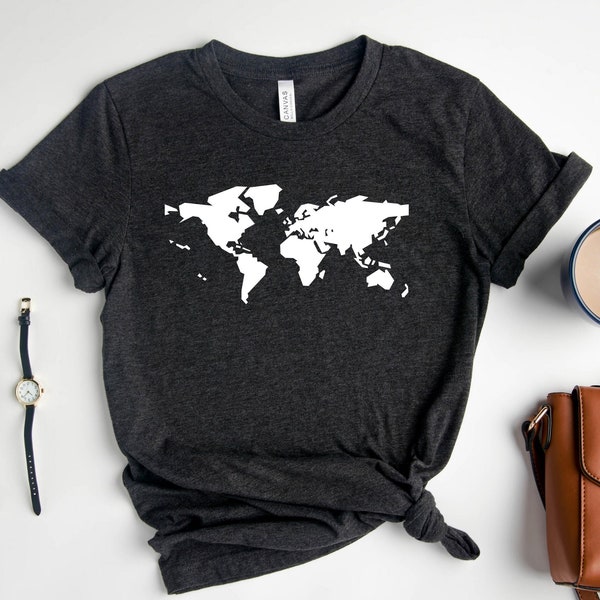 Geography Map Shirt World Teacher - Etsy