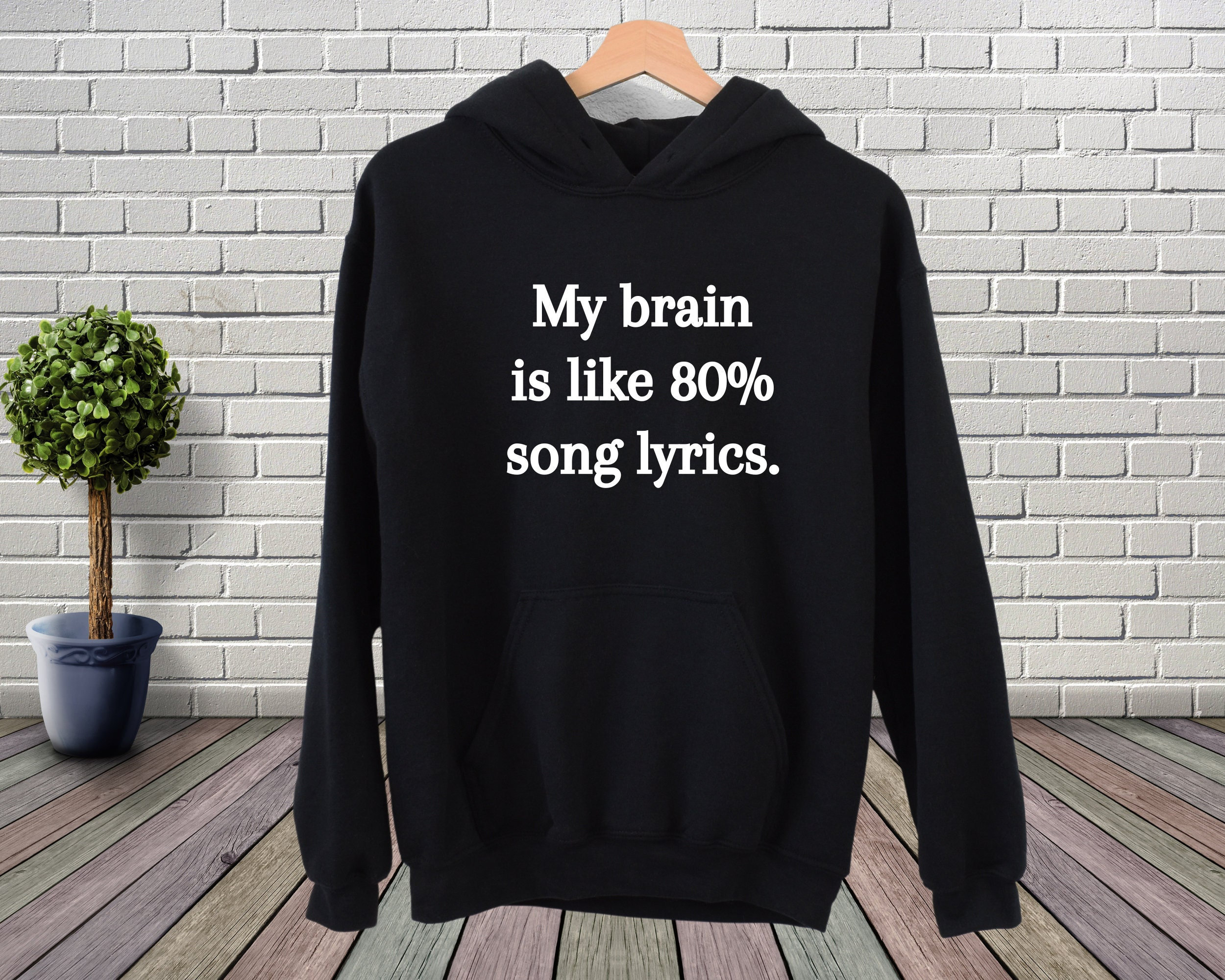 Lyrics for hoodie sales