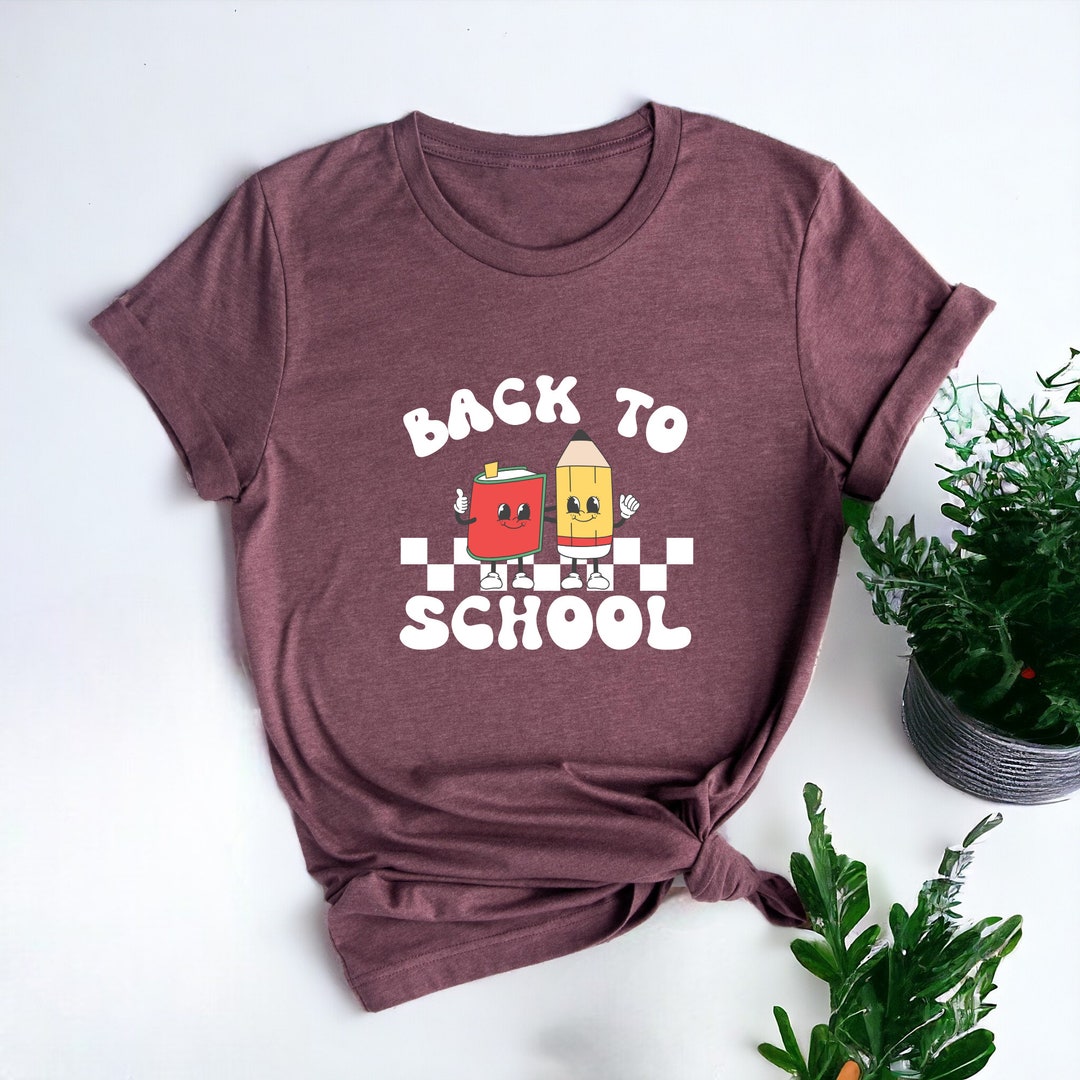 Retro Back to School Shirt, Kids School Shirt, Kindergarten Student