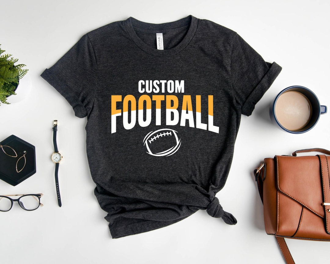 Custom Football Shirt Custom Name Shirt Game Day Shirt Etsy
