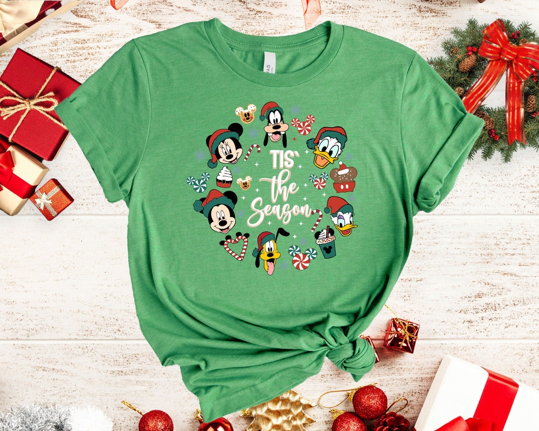 Disney Christmas Shirt, Tis the Season Shirt, Cute Christmas Shirt Disney Christmas Shirt
