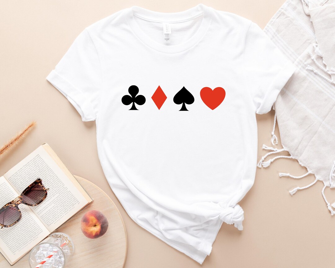 Playing Cards Shirt, Hearts Shirt, Diamonds Shirt, Clubs Shirt, Spades